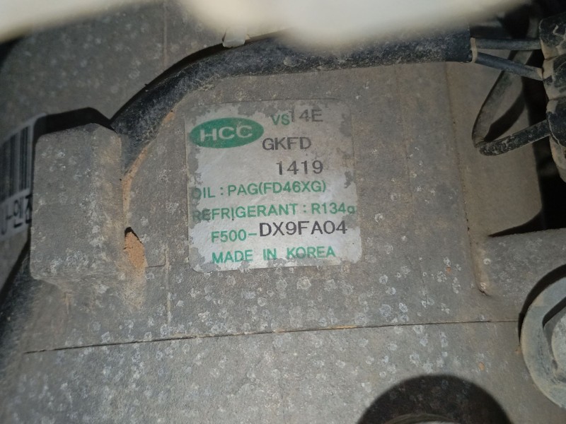 Recambio de compresor aire acondicionado para hyundai ix35 (lm, el, elh) 1.7 crdi referencia OEM IAM F500DX9FA04  