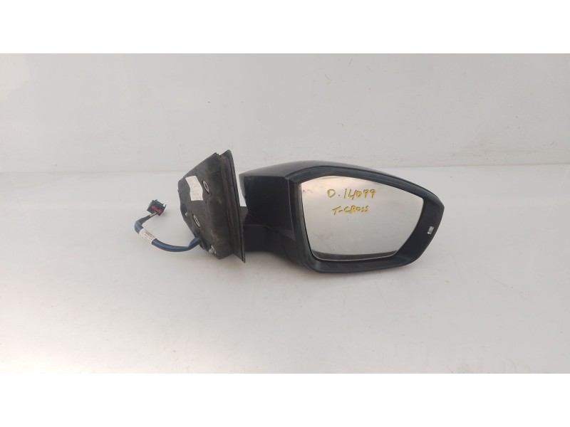 Recambio de retrovisor derecho electrico para volkswagen t-cross (c11, d31) 1.0 tsi referencia OEM IAM   