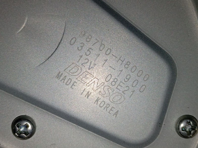 Recambio de motor limpia trasero para kia stonic (yb) 1.0 t-gdi referencia OEM IAM 98700H8000  