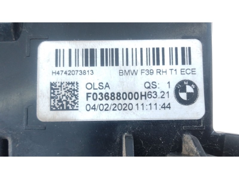 Recambio de piloto trasero derecho para bmw x2 (f39) sdrive 18 d referencia OEM IAM   