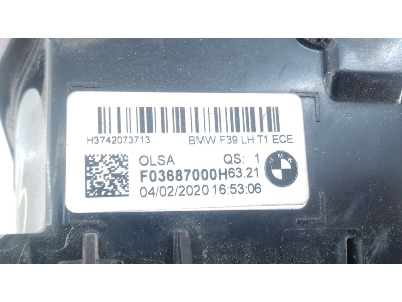 Recambio de piloto trasero izquierdo para bmw x2 (f39) sdrive 18 d referencia OEM IAM   