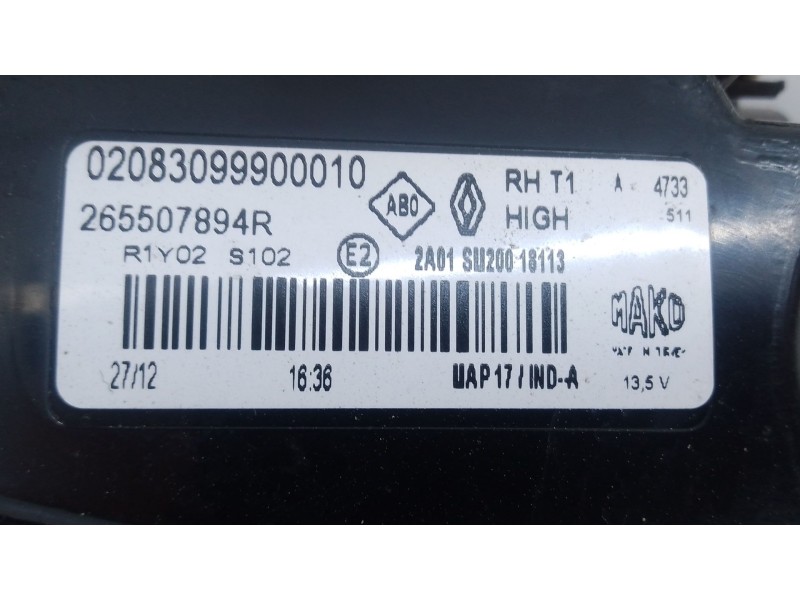 Recambio de piloto trasero derecho para renault captur ii (hf_) e-tech 160 referencia OEM IAM   