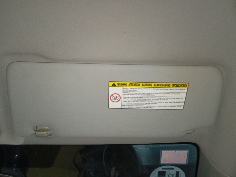 Recambio de parasol derecho para honda civic berlina (fn) 2.2 ctdi referencia OEM IAM   