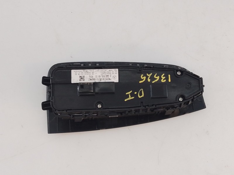 Recambio de mando elevalunas delantero izquierdo para mercedes-benz clase c (w205) c 220 bluetec / d (205.002, 205.004) referenc