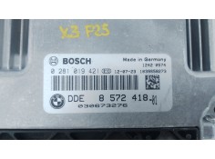 Recambio de centralita motor uce para bmw x3 (f25) xdrive 20 d referencia OEM IAM 857241801 02081019421  2