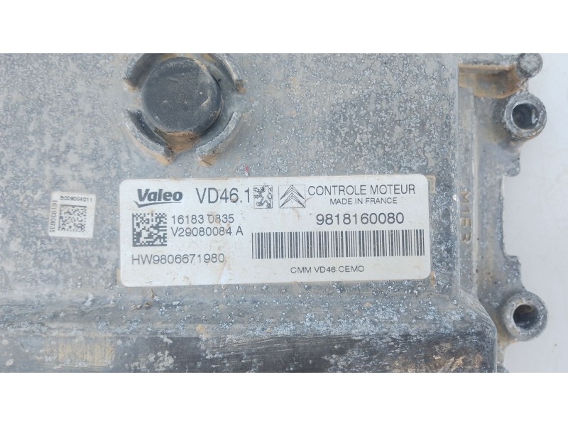 Recambio de centralita motor uce para citroën c4 ii (nc_) 1.2 thp 130 referencia OEM IAM 9718160080  