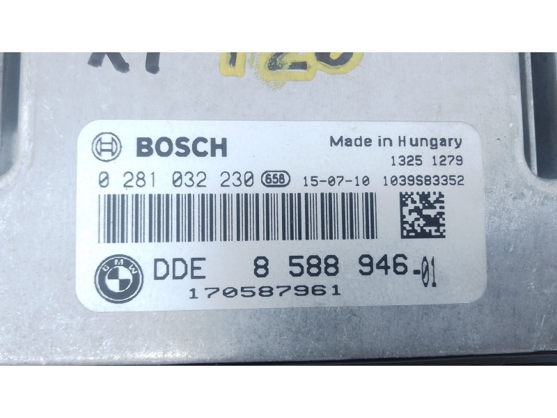 Recambio de centralita motor uce para bmw x4 (f26) xdrive 20 d referencia OEM IAM 8588946 0281032230 