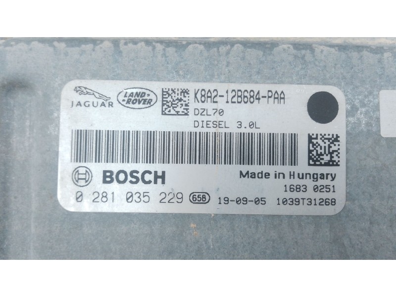 Recambio de centralita motor uce para jaguar f-pace (x761) 3.0 sdv6 awd referencia OEM IAM   