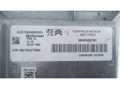 Recambio de centralita motor uce para peugeot 208 ii (ub_, up_, uw_, uj_) 1.2 puretech 75 referencia OEM IAM 9846386780 98150375 2