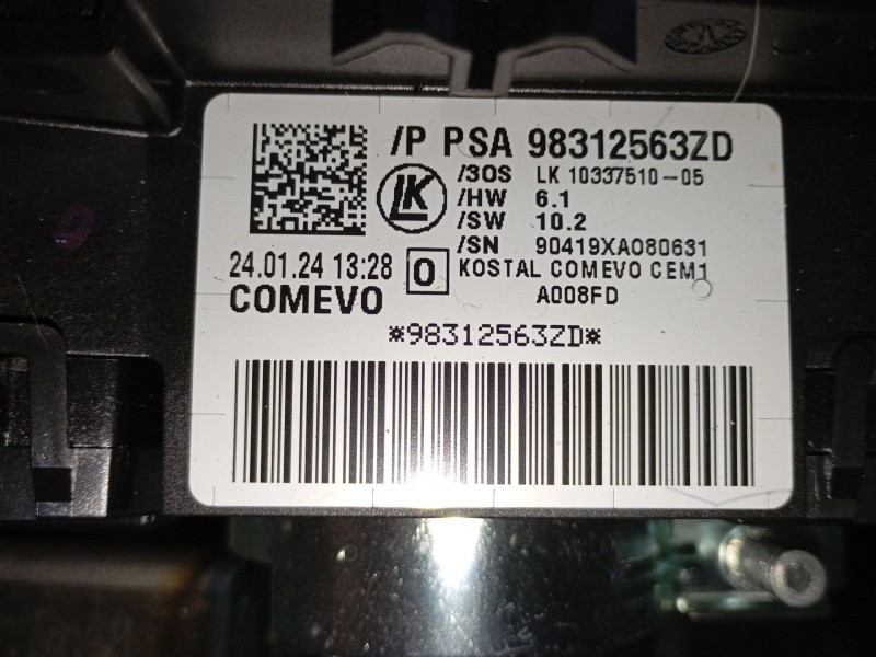Recambio de anillo airbag para citroën c3 aircross i (2r_, 2c_) 1.2 puretech 110 (2rhnzb, 2rhnzw, 2rhnpx, 2rhnpj) referencia OEM