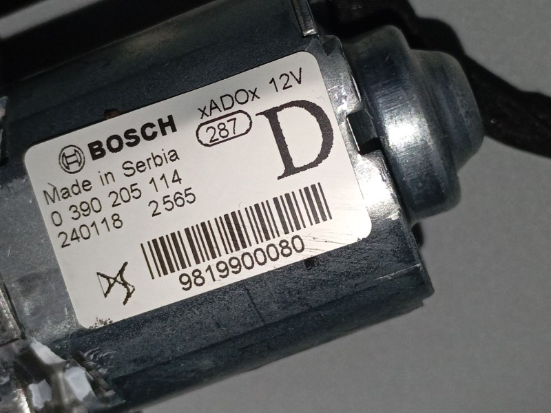 Recambio de motor limpia trasero para citroën c3 aircross i (2r_, 2c_) 1.2 puretech 110 (2rhnzb, 2rhnzw, 2rhnpx, 2rhnpj) referen