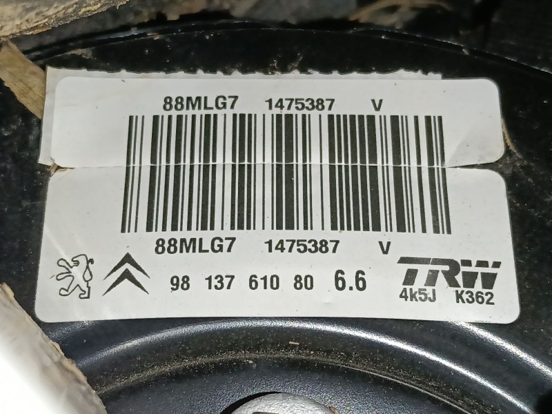 Recambio de servofreno para citroën c3 aircross i (2r_, 2c_) 1.2 puretech 110 (2rhnzb, 2rhnzw, 2rhnpx, 2rhnpj) referencia OEM IA