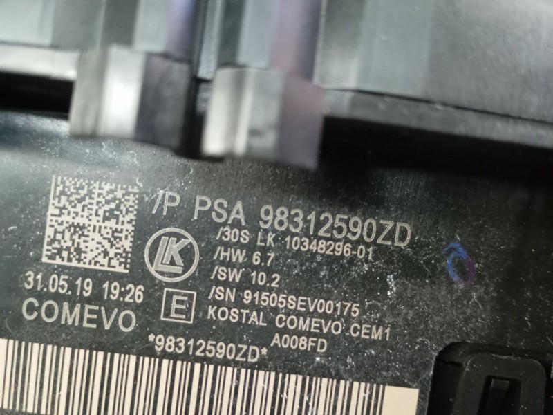 Recambio de anillo airbag para citroën c3 iii (sx) 1.2 puretech 82 referencia OEM IAM   