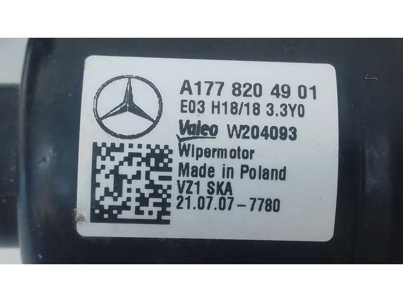 Recambio de motor limpia delantero para mercedes-benz cla shooting brake (x118) cla 250 e (118.686) referencia OEM IAM A17782049