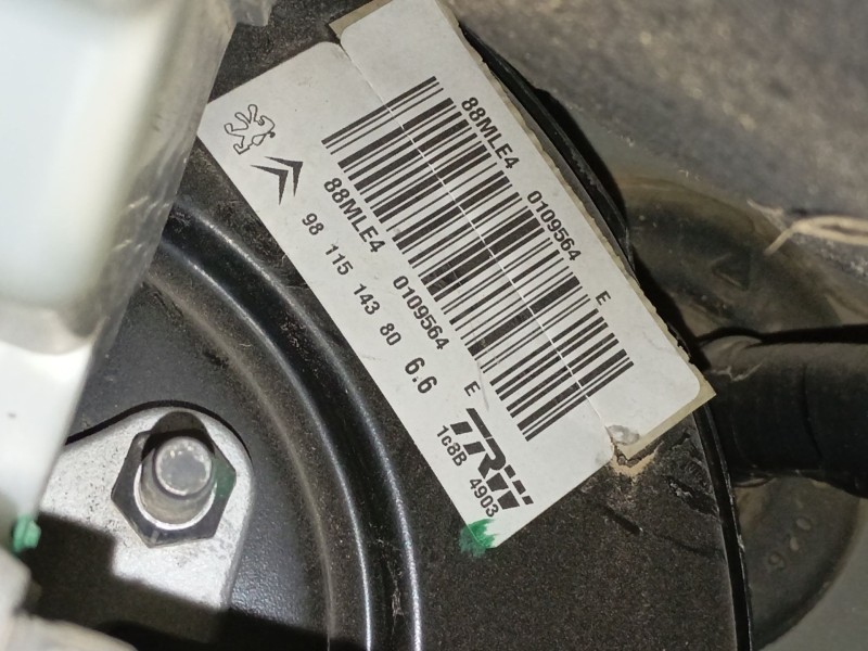 Recambio de servofreno para citroën c4 cactus 1.2 thp 110 referencia OEM IAM 9811514380  