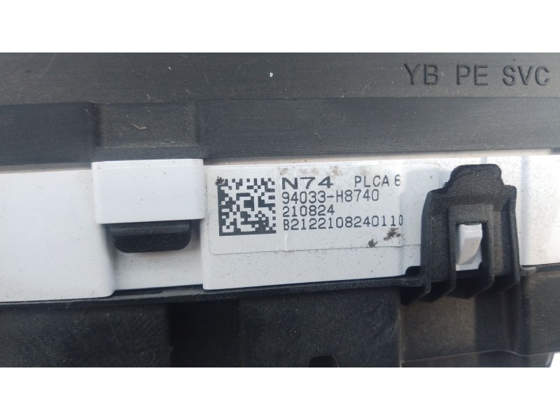 Recambio de cuadro instrumentos para kia stonic (yb) 1.0 t-gdi referencia OEM IAM 94033H8740  