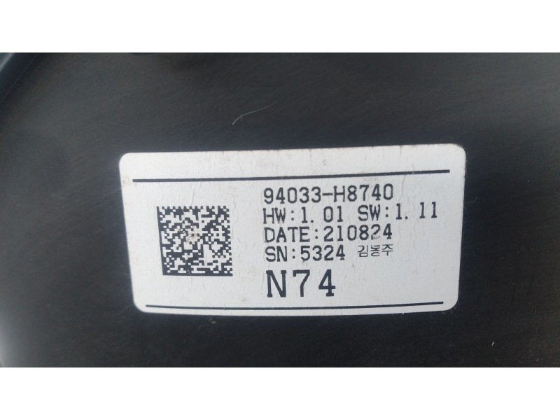 Recambio de cuadro instrumentos para kia stonic (yb) 1.0 t-gdi referencia OEM IAM 94033H8740  