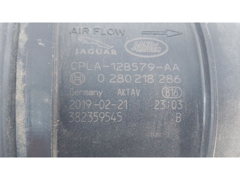 Recambio de caudalimetro para jaguar f-pace (x761) 3.0 sdv6 awd referencia OEM IAM CPLA12B579AA 0280218286 
