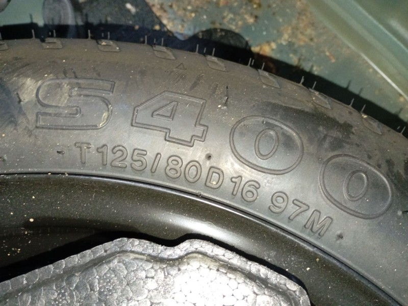 Recambio de neumatico repuesto para kia niro i (de) 1.6 gdi hybrid referencia OEM IAM 125/80/16  