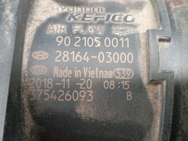 Recambio de caudalimetro para kia niro i (de) 1.6 gdi hybrid referencia OEM IAM 2816403000 9021050011 