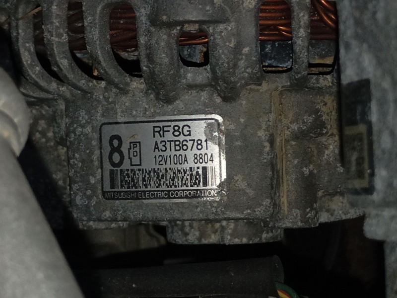 Recambio de alternador para mazda 6 hatchback (gh) 2.0 mzr-cd (gh14) referencia OEM IAM A3TB6781  