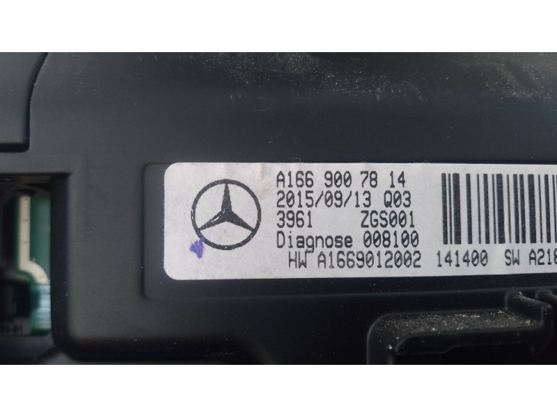 Recambio de sistema navegacion gps para mercedes-benz clase a (w176) a 200 cdi / d (176.008) referencia OEM IAM   