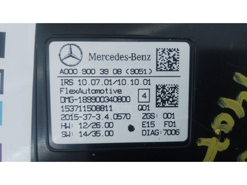 Recambio de luz interior para mercedes-benz clase a (w176) a 200 cdi / d (176.008) referencia OEM IAM   