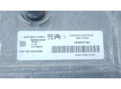 Recambio de centralita motor uce para citroën c3 aircross i (2r_, 2c_) 1.2 puretech 110 (2rhnzb, 2rhnzw, 2rhnpx, 2rhnpj) referen 2