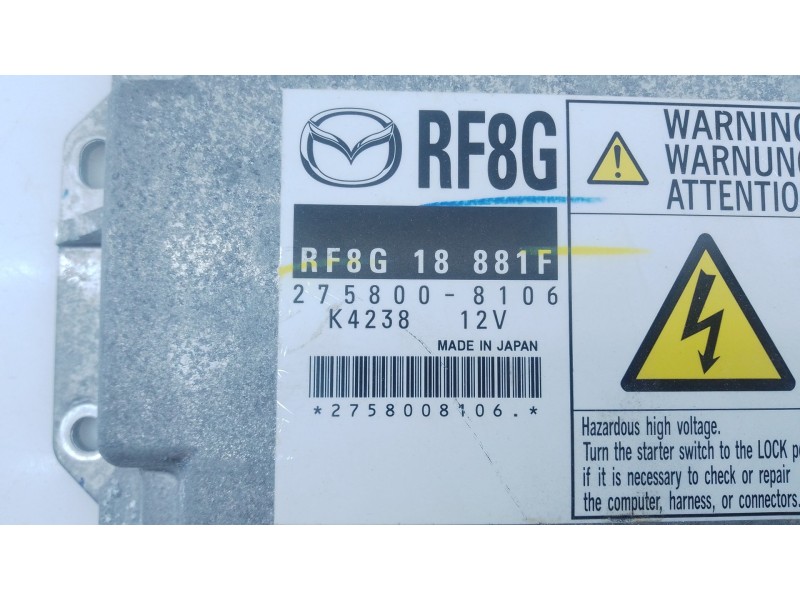 Recambio de centralita motor uce para mazda 6 hatchback (gh) 2.0 mzr-cd (gh14) referencia OEM IAM 2758008106  