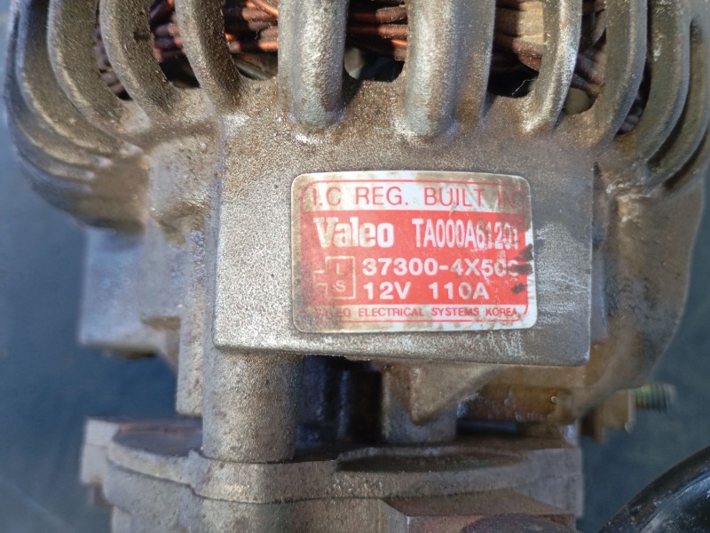 Recambio de alternador para hyundai terracan (hp) 2.9 crdi 4wd referencia OEM IAM TA000A61201 873004X500 P3-A4-4-3