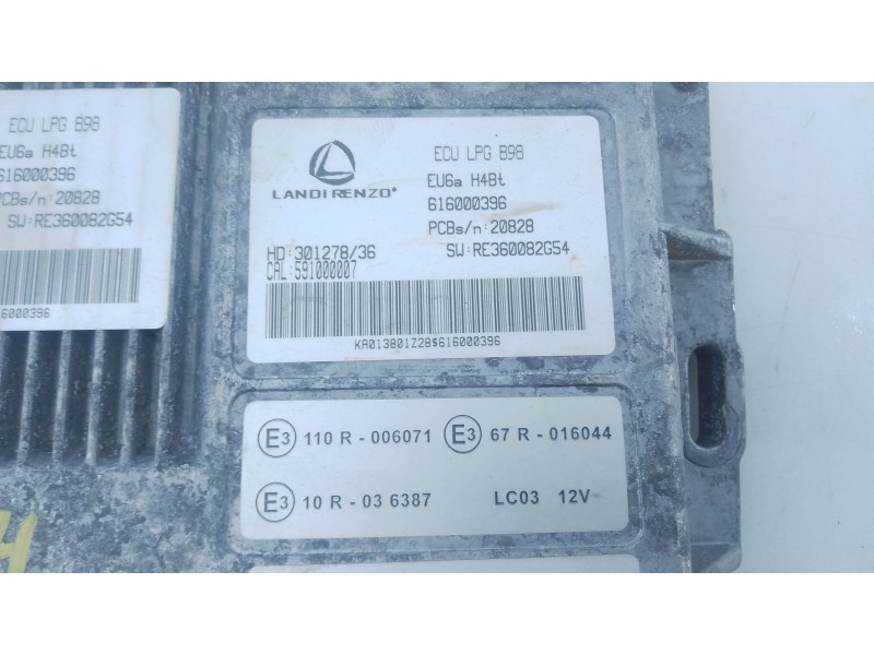 Recambio de centralita motor uce para renault clio iv (bh_) 0.9 tce 90 lpg referencia OEM IAM R360082G54 616000396 