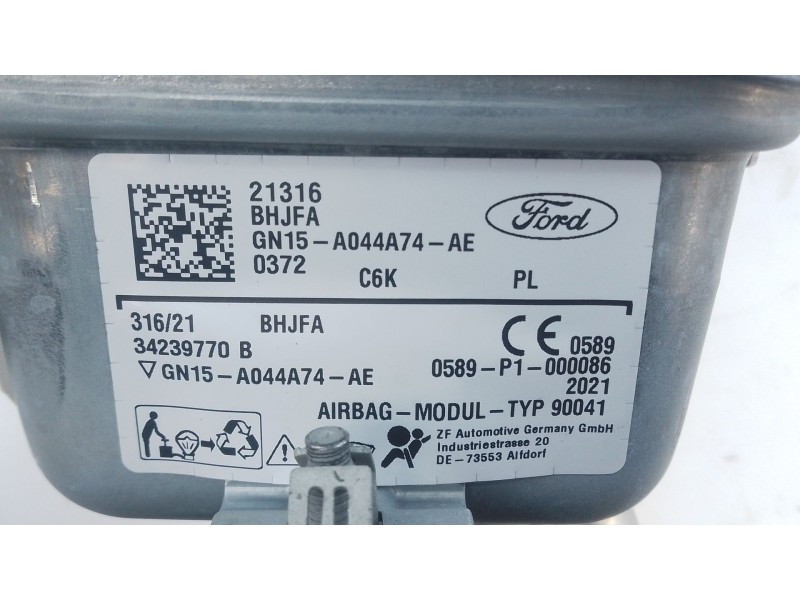 Recambio de airbag delantero derecho para ford ecosport 1.0 ecoboost referencia OEM IAM   