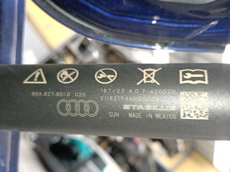 Recambio de amortiguador porton trasero derecho para audi q5 (fyb, fyg) 55 tfsi e quattro referencia OEM IAM 80A827851D  