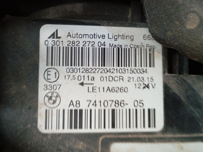 Recambio de faro derecho xenon para bmw 4 coupé (f32, f82) 420 d referencia OEM IAM   