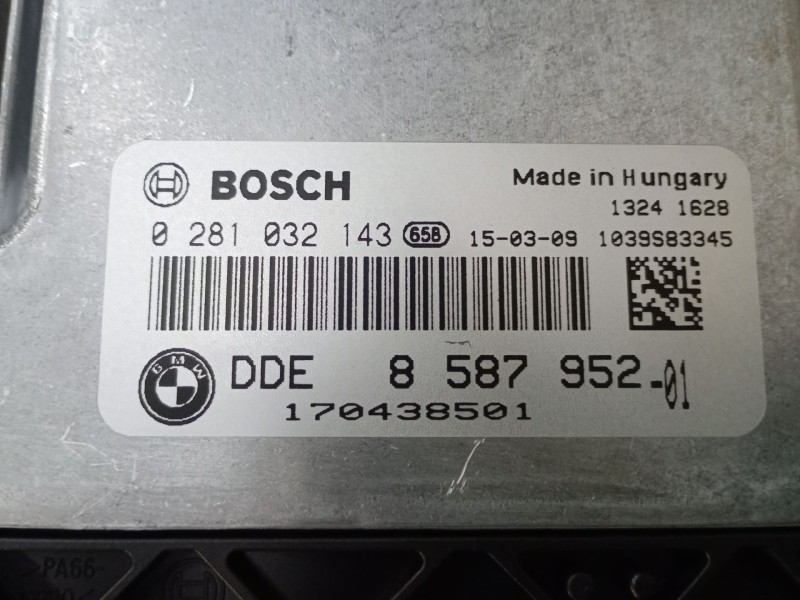 Recambio de centralita motor uce para bmw 4 coupé (f32, f82) 420 d referencia OEM IAM   