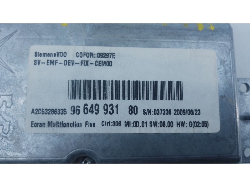 Recambio de sistema navegacion gps para peugeot 407 (6d_) 1.6 hdi 110 (6d9hzc, 6d9hyc) referencia OEM IAM   