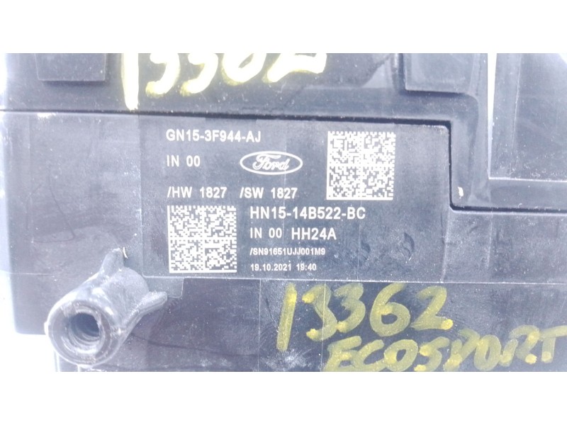 Recambio de anillo airbag para ford ecosport 1.0 ecoboost referencia OEM IAM GN153F944AJ  