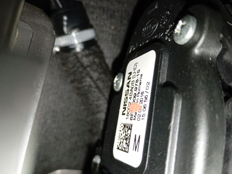 Recambio de pedal acelerador para renault kadjar (ha_, hl_) 1.5 dci 110 (hla3) referencia OEM IAM 180024BA0B  