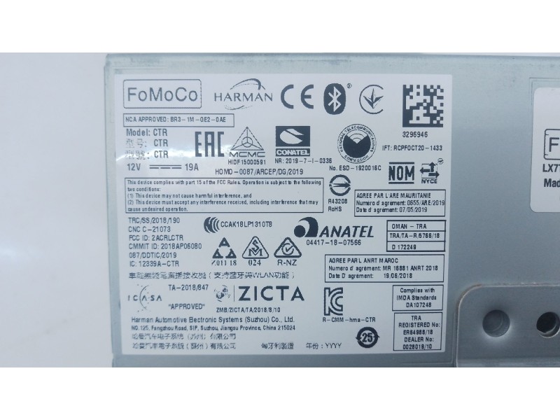 Recambio de sistema navegacion gps para ford ecosport 1.0 ecoboost referencia OEM IAM   