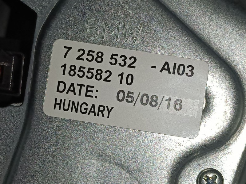 Recambio de motor limpia trasero para bmw 1 (f20) 116 d referencia OEM IAM 7258532 18558210 