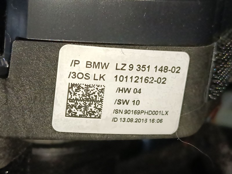 Recambio de anillo airbag para bmw 1 (f20) 116 d referencia OEM IAM 10112162-02 /PBMWLZ9351148-02 