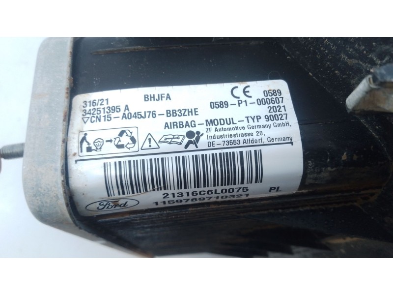 Recambio de airbag delantero izquierdo para ford ecosport 1.0 ecoboost referencia OEM IAM 34251395A  E3-B3-14-2
