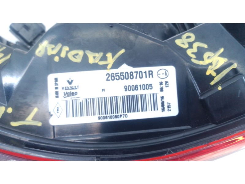 Recambio de piloto trasero derecho para renault kadjar (ha_, hl_) 1.5 dci 110 (hla3) referencia OEM IAM   