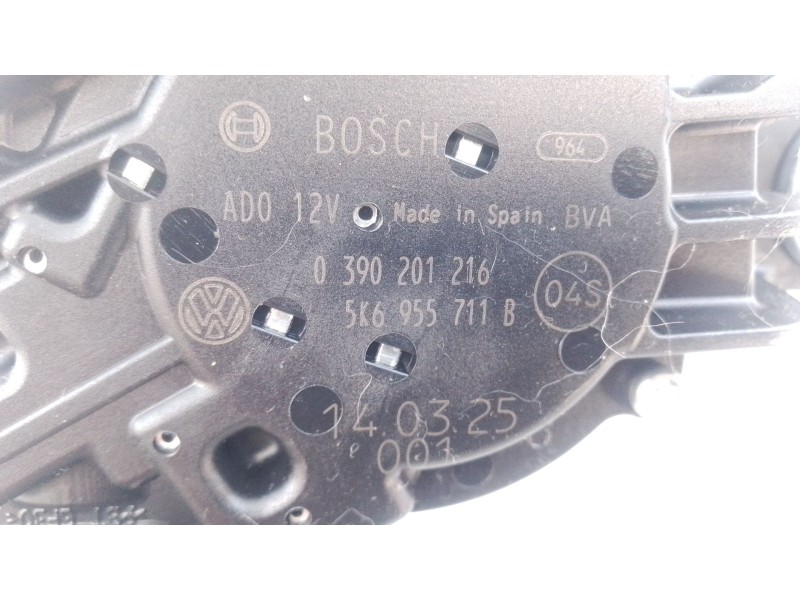 Recambio de motor limpia trasero para volkswagen touran (1t3) 2.0 tdi referencia OEM IAM   