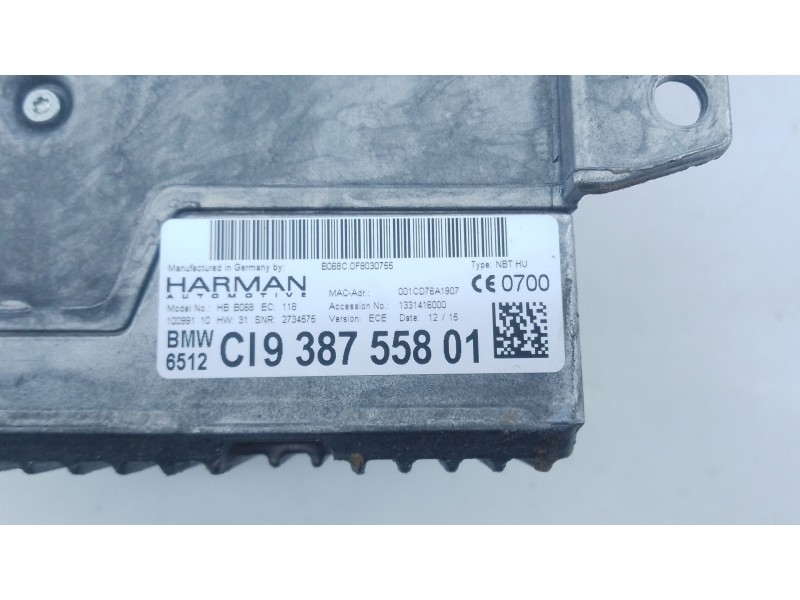 Recambio de sistema navegacion gps para bmw 4 coupé (f32, f82) 420 d referencia OEM IAM   