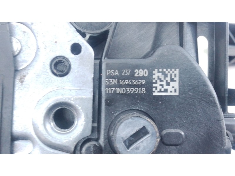 Recambio de cerradura puerta trasera derecha para peugeot 3008 ii suv (mc_, mr_, mj_, m4_) 1.2 thp/ puretech 130 (mrhnsm, mrhnsu