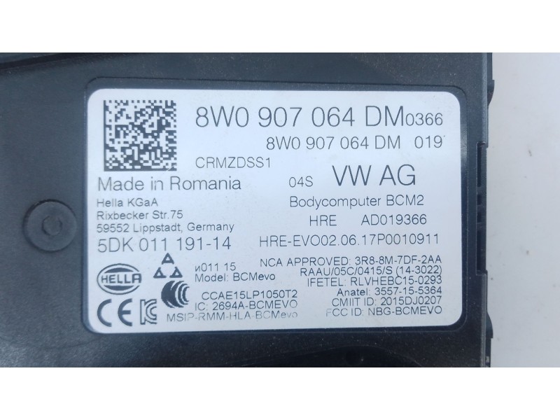 Recambio de modulo electronico para audi q5 (fyb, fyg) 2.0 tdi quattro referencia OEM IAM   