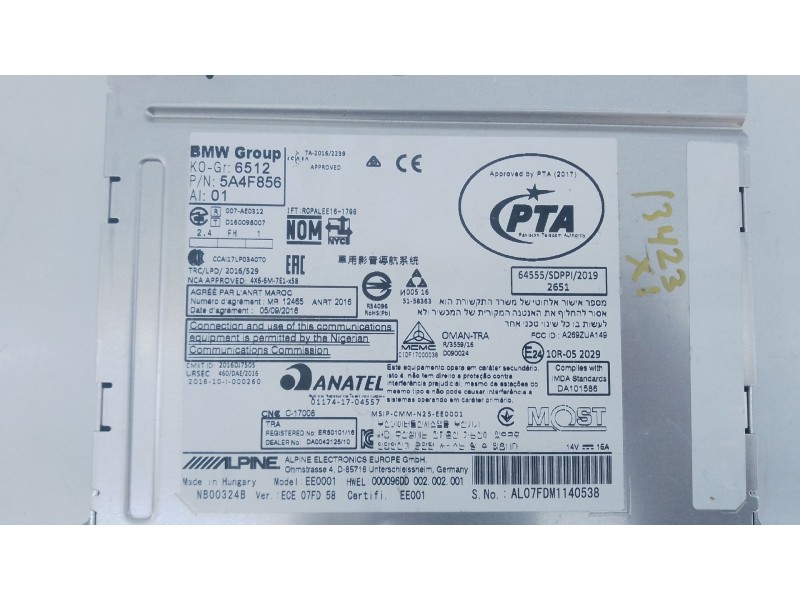 Recambio de sistema navegacion gps para bmw x1 (f48) sdrive 18 d referencia OEM IAM   