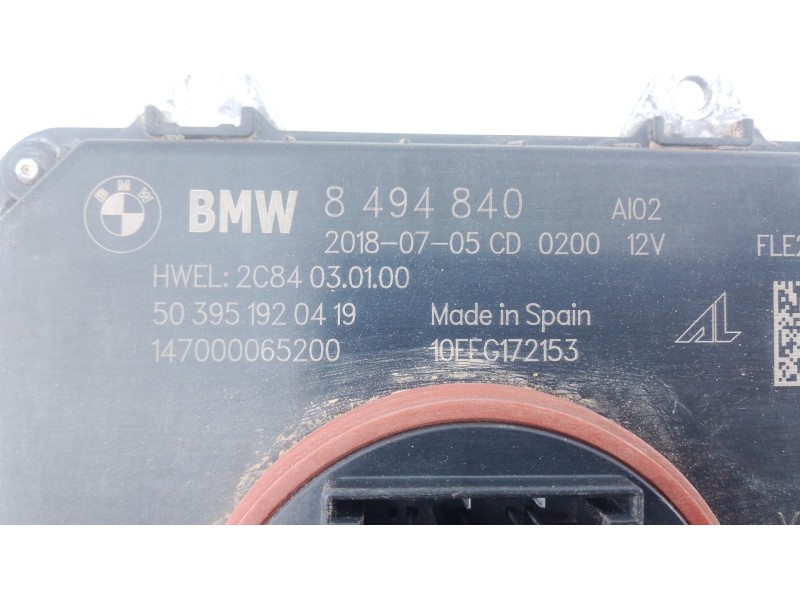 Recambio de centralita faros xenon para bmw serie 1 lim. (f20) f20 116d referencia OEM IAM   