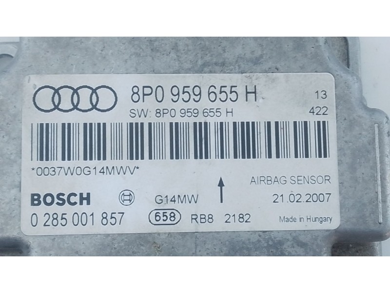 Recambio de kit airbag para audi a3 (8p) 2.0 tdi ambition (dpf) (125kw) referencia OEM IAM 8P0959655H  